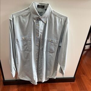 Enro Women's Light Blue denim Button Down Shirt